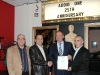 Anthony D'Ascanio, Carlo D'Ascanio, Mayor Maurizio Bevilacqua and Gino D'Ascanio celebrate 25 years of success.