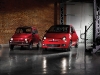 The original Fiat 500 that launched in 1957, alongside the new-to-Canada 2012 Fiat 500.