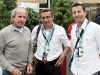 Jacques Lafitte, former French Formula 1 driver and winner of Montreal Grand Prix in 1981; Didier Marsaud, senior manager Corporate Communication Infiniti Canada, Fernando Zerillo, publisher of Dolce Vita Magazine 