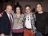 Ron Ellis, former Maple Leafs player, Rosemary and James Cescolini, founders of the charity, Michael Landsberg, emcee and host of TSN’s Off The Record 