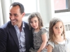 David Rocco with twin girls Emma and Giorgia. Photography By Neeva Kedem