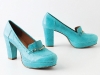 Turquoise heels