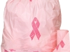 How do you “trash” breast cancer? With a pink ribbon garbage bag, of course. These unmistakable bags are available at select retailers throughout October, the month of breast cancer awareness.