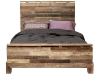 Brimming with rustic charm yet detailed with modern accents, the Verge Bed is built from discarded wood, giving each bed a different colour and pattern, and you a unique piece of furniture.