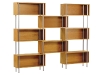 Choose a shelving unit that also stands as an art piece. This Chicago 8 unit is available in a variety of hardwood finishes and beautifully complements a modern home. www.urbanmode.com