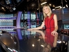 Evanka Osmak sits behind the desk of Sportsnet Connected. The 32-year-old anchor joined the Sportsnet team in 2007, after working as a reporter at an NBC affiliate in Yuma, Arizona - Photography By Jesse Milns