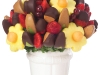 Satisfy any sweet tooth with pineapple daisies, bananas and apples covered in peanut butter and chocolate. 