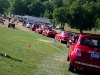  A lineup of exquisite vehicles that were part of the big day. Photo by Chris Langley.