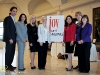 LEFT TO RIGHT: Dr. G. Zachos, Dr. N. Khatri, Vivian Risi, Rona Maynard, Tina Tehranchian, Erin Davis and Janine Purves