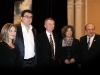 LEFT TO RIGHT: Caritas fundraising manager Laura Tonelli, president Anthony DiBattista, foundation vice president Walter Simone, Rotary Club Woodbridge president Renata Pancini, and Caritas chairman Michael Tibollo.