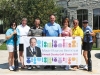 Mayor Maurizio Bevilacqua with members of council gearing up to hit the green for a great cause.