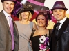 L TO R: Roman Sharanewych, Christine Burych (CAMH), Enza Checchia and Benny Caringi, co-founders of Hats On For Awareness.