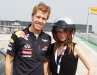 Formula One World Champion Sebastian Vettel with CityLifeTV.ca host Madeline Stephenson