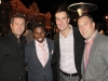 Fernando Zerillo of Dolce Publishing Inc. with Michael (Pinball) Clemons, guests Sergio Gervasi and Lucio Giacomino.