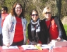 Board members and generous volunteers record the names of participants.