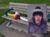 This Moss Park bench marks the spot where club member Paul Croutch was killed in 2005. 