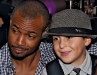 Joey shares a smile with Isaiah Mustafa  (The Old Spice Guy) at the Rally for Kids with Cancer event in Toronto.