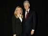 Vivian Risi with former U.S. President Bill Clinton at his speaking engagement in Toronto. 