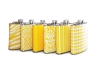 Set of six-ounce flasks