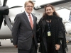 Robert Deluce,  CEO and president of Porter Airlines, and Michelle Zerillo-Sosa, Editor-In-Chief/Publisher of City Life Magazine. Photo By Christoph Strube