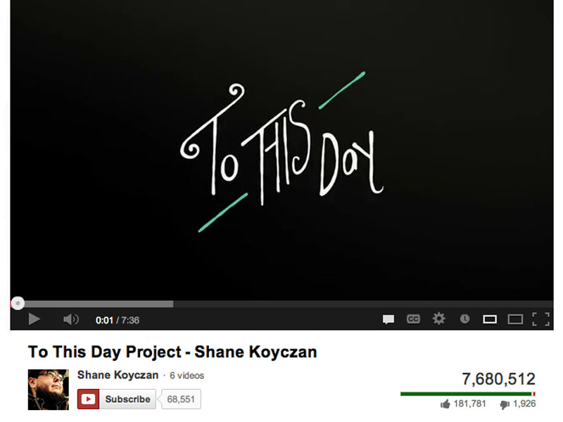 to this day shane koyczan animated film ted anti bullying poetry