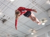 Rosie MacLennan shows off her moves at Skyriders Trampoline Place in  Richmond Hill. (Photo by Jesse Milns)