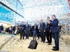 Breakfast Television’s Live Eye host Jennifer Valentyne, Yorkdale’s general manager Anthony Casalanguida and Oxford Property executives celebrate the opening of the shopping centre’s new 14,500 sq. ft. expansion that boasts 30 new retail spaces