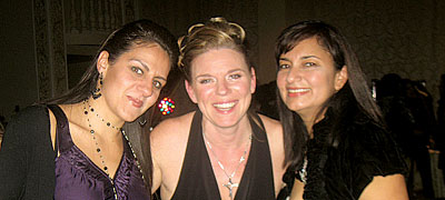 Lora Boem, Corporate Director with friends