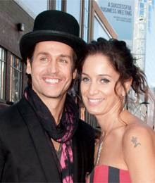 Raine Maida and Chantal Kreviazuk 