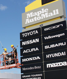 Maple Auto Mall Grand Opening